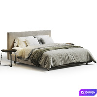 Freedom Helsinki bed 3D Model Vray, Corona