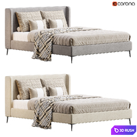 Delavega Bed K14 3D Model Corona