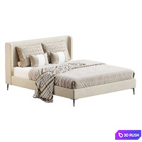 Delavega Bed K14 3D Model Corona
