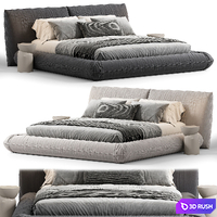 Bed for master bedroom 3D Model Corona