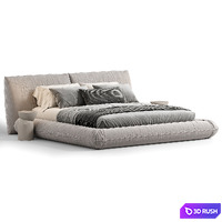 Bed for master bedroom 3D Model Corona