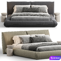 Bed for master bedroom 3D Model Corona