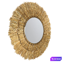 Round mirror 3D Model Corona