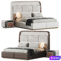 Embrace Radica Bed 3D Model Corona