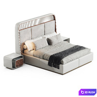 Embrace Radica Bed 3D Model Corona