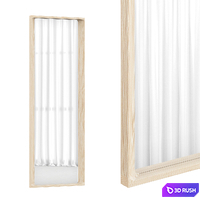Arced Mirror by Muuto 3D Model Vray, Corona