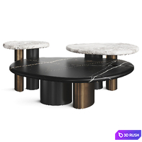 Zanaboni Cloud Coffee Table 3D Model Vray, Corona