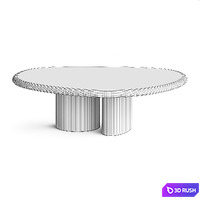 Zanaboni Cloud Coffee Table 3D Model Vray, Corona