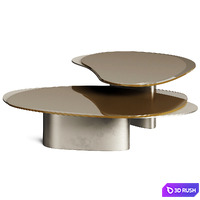 VS Nesting Studio Sors Coffee Table Set 3D Model Vray, Corona