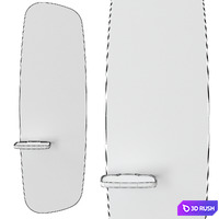 Moments Nomon Wall Mirror 3D Model Vray, Corona