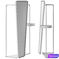 Camillo Bonaldo Mirror 3D Model Vray, Corona