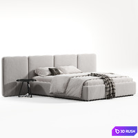 Legend Wing bed 3D Model Corona