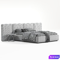 Legend Wing bed 3D Model Corona