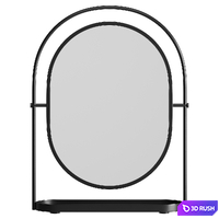 Table mirror Miya 3D Model Vray, Corona