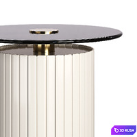 Fuschia I Side Table 3D Model Vray, Corona