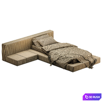 Tetris Half Bed by Bino Home 3D Model Corona