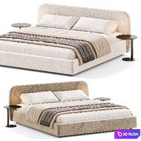 Belize Bed by SK Design 3D Model Corona