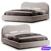 Bed BALI 3D Model Corona