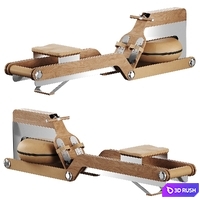 VISLA Premium Rowing Ergometer 3D Model Corona