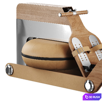 VISLA Premium Rowing Ergometer 3D Model Corona
