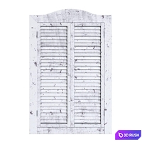 Ocean - White Window Mirror 3D Model Corona