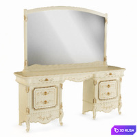 Treci Cecchini Victoria Stucco Dressing Table 3D Model Vray