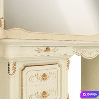 Treci Cecchini Victoria Stucco Dressing Table 3D Model Vray