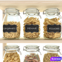Pasta 3D Model Vray