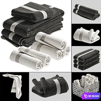 Towels 3D Model Vray