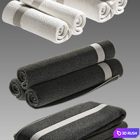 Towels 3D Model Vray
