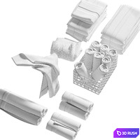 Towels 3D Model Vray