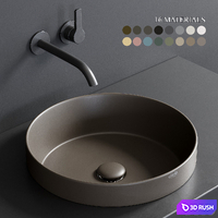 Ceramica Cielo Enjoy 40 Washbasin 3D Model Corona