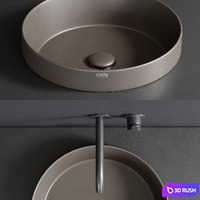 Ceramica Cielo Enjoy 40 Washbasin 3D Model Corona