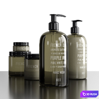 Restoration Hardware decorative set 3D Model Vray, Corona