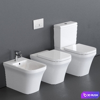 Duravit P3 Comforts WC 3D Model Corona