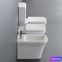 Duravit P3 Comforts WC 3D Model Corona