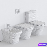 Duravit P3 Comforts WC 3D Model Corona