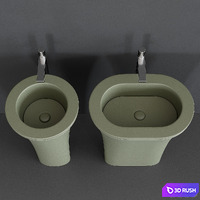 Ceramica Cielo Amedeo Freestanding Washbasin 3D Model Corona