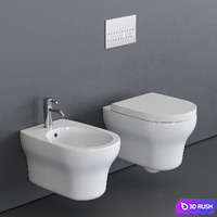 Ceramica Cielo Jo Wall-Hung WC 3D Model Vray, Corona