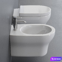 Ceramica Cielo Jo Wall-Hung WC 3D Model Vray, Corona