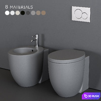 Ceramica Cielo Le Giare WC 3D Model Corona