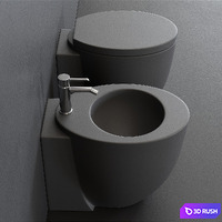 Ceramica Cielo Le Giare WC 3D Model Corona