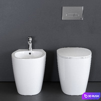 Ideal Standard Dea WC 3D Model Vray, Corona