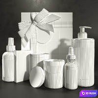 Decorative set 3D Model Vray, Corona