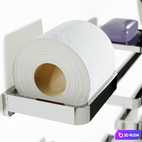 Dornbracht LULU decor set 3D Model Vray, Corona