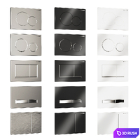 Geberit sigma 3D Model Vray, Corona