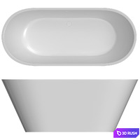 PAA Deco nudo bathtub 3D Model Corona