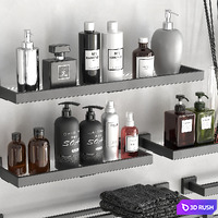 KES Bathroom accessories 4 3D Model Vray, Corona