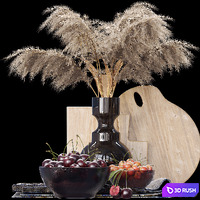 Decorative set for the kitchen 3 3D Model Vray, Corona