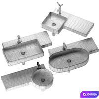 Simas flow collection 3D Model Corona